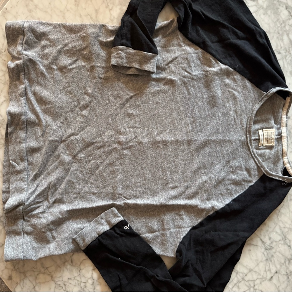 Gray and Black Men's Shirt